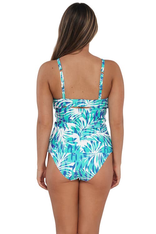 SUNSETS SUNSETS ZURI V-WIRE TANKINI SWIMSUIT TOP 