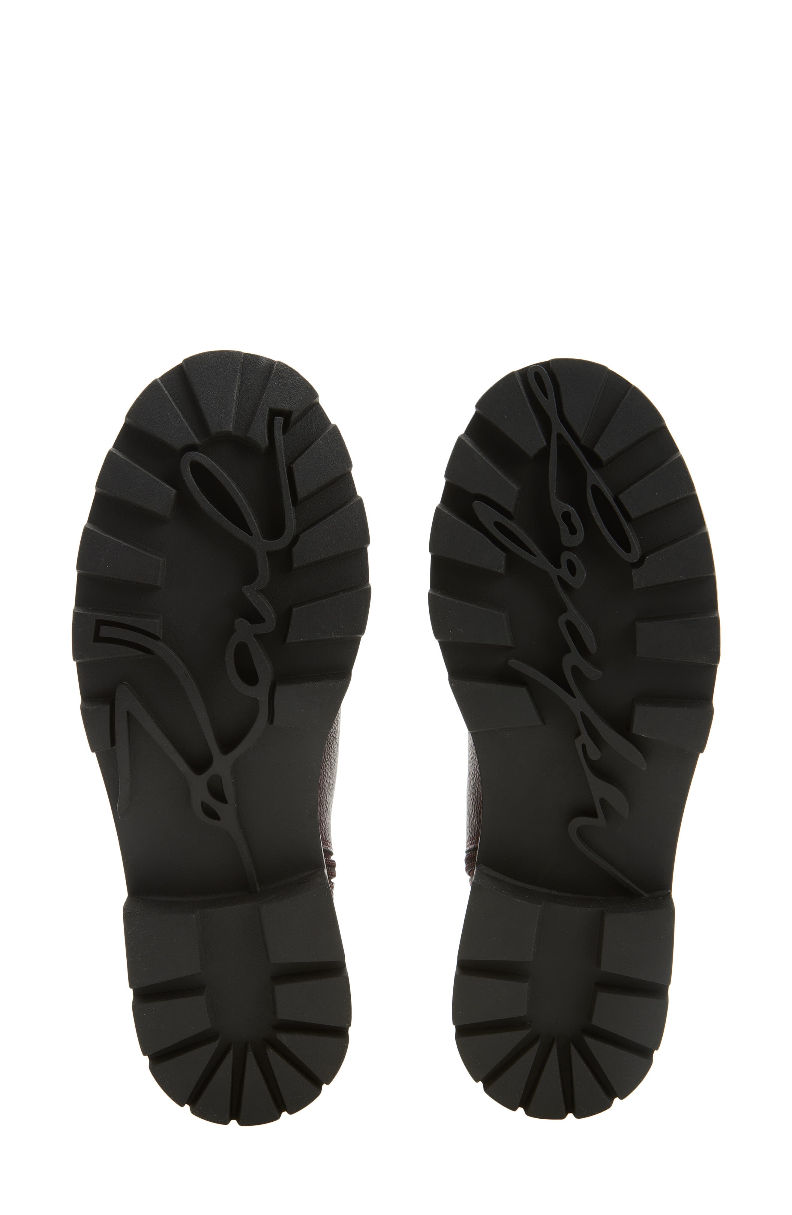 KARL LAGERFELD PARIS Mela Lug Sole Boot, Alternate, color, Wine