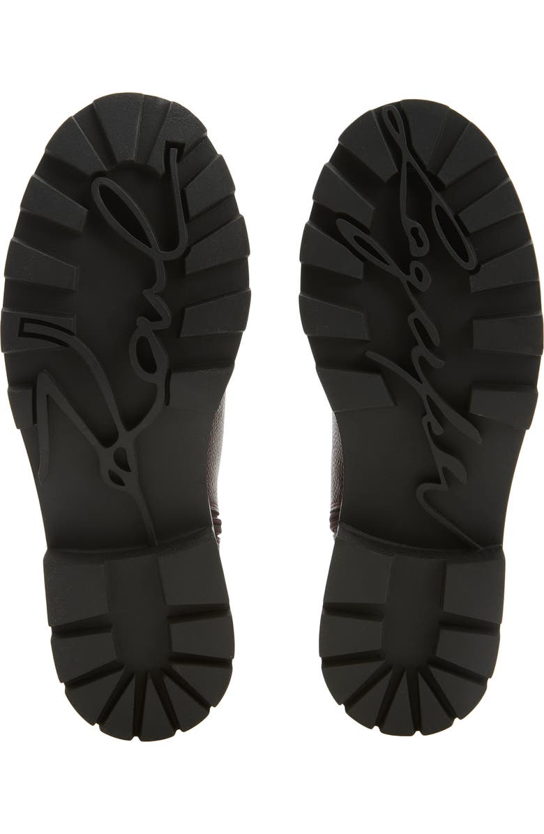 KARL LAGERFELD PARIS Mela Lug Sole Boot, Alternate, color, Wine