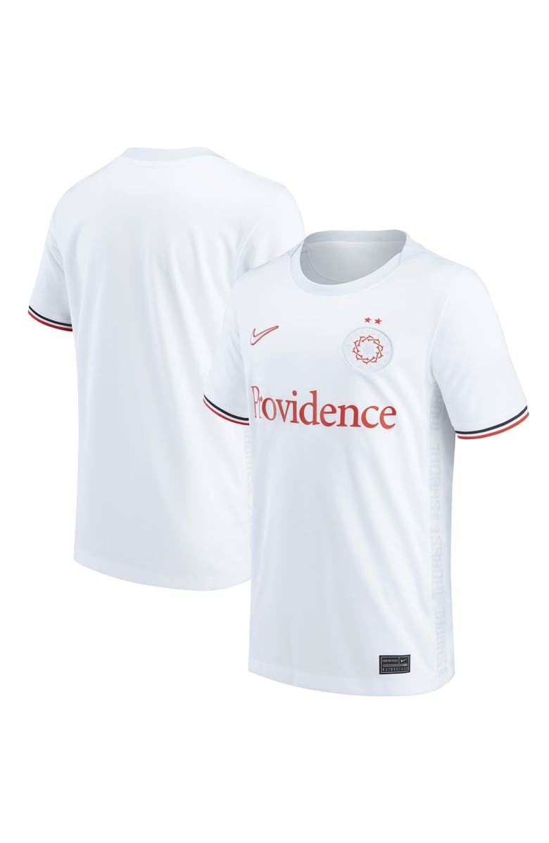 Nike Youth Nike White Portland Thorns FC 2020/21 Replica Away Jersey, Main, color, White