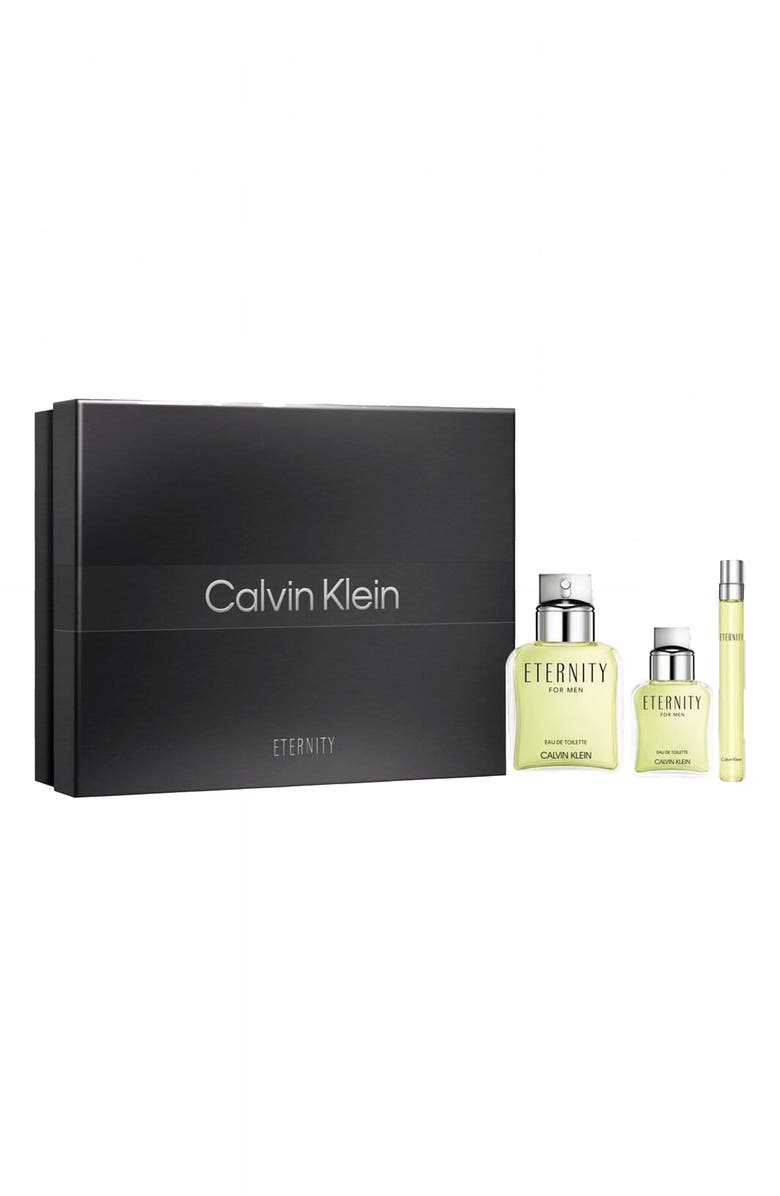 Calvin Klein Eternity Eau de Toilette for Men Gift Set $200 Value, Main, color, 