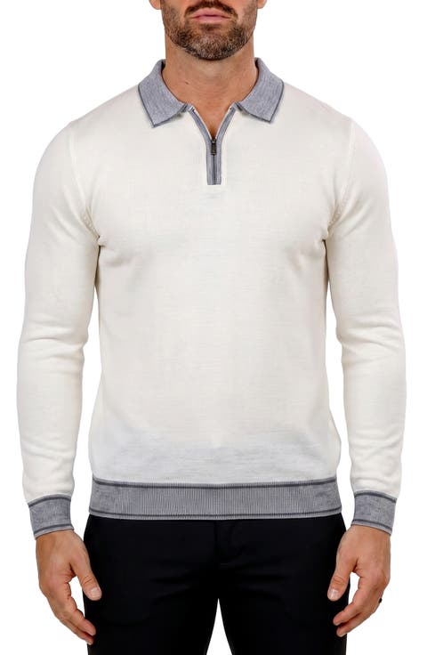 Quarter Zip Merino Wool Sweater
