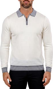 Maceoo Quarter Zip Merino Wool Sweater
