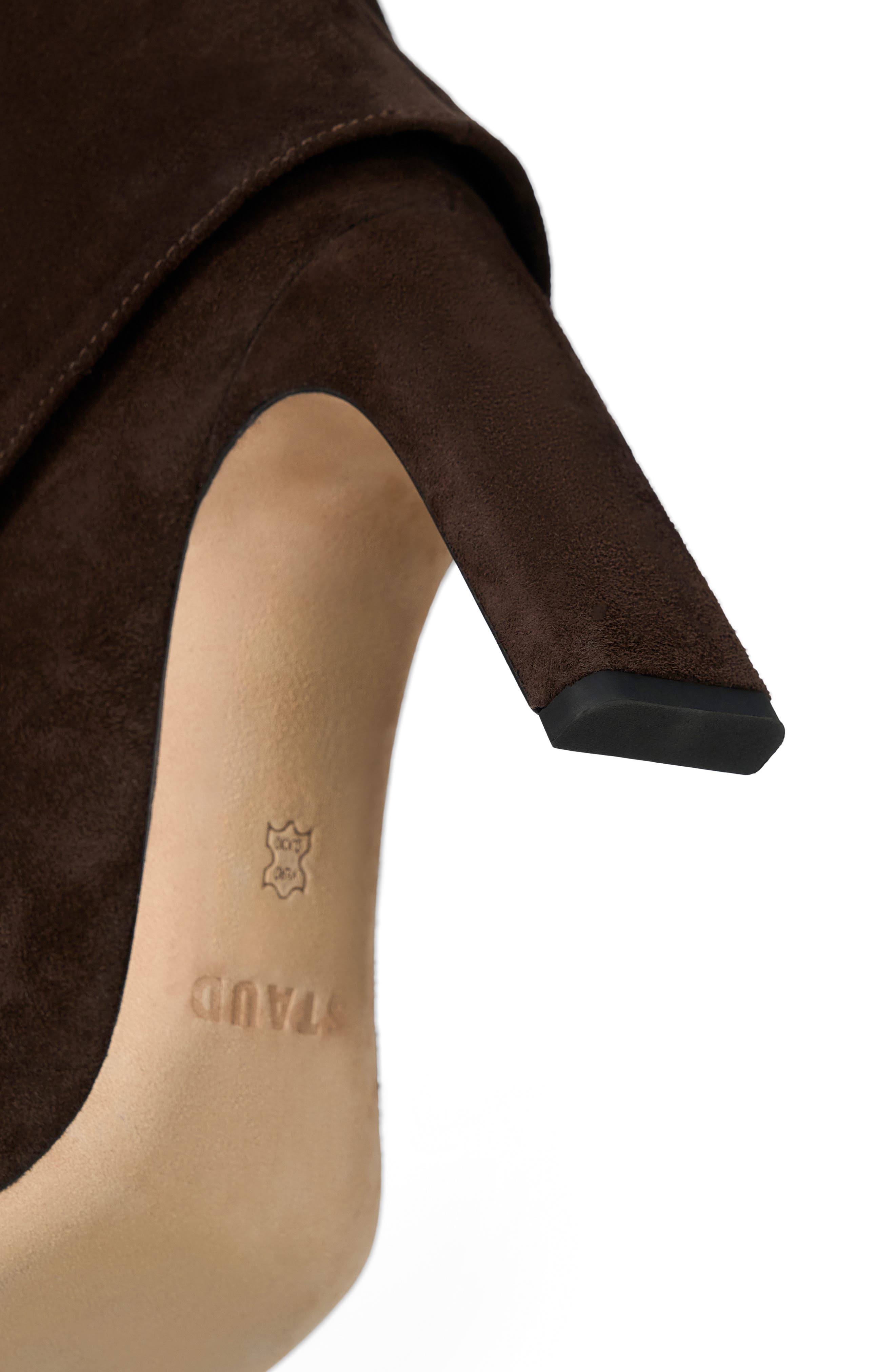 STAUD Wally Foldover Boot, Alternate, color, Espresso