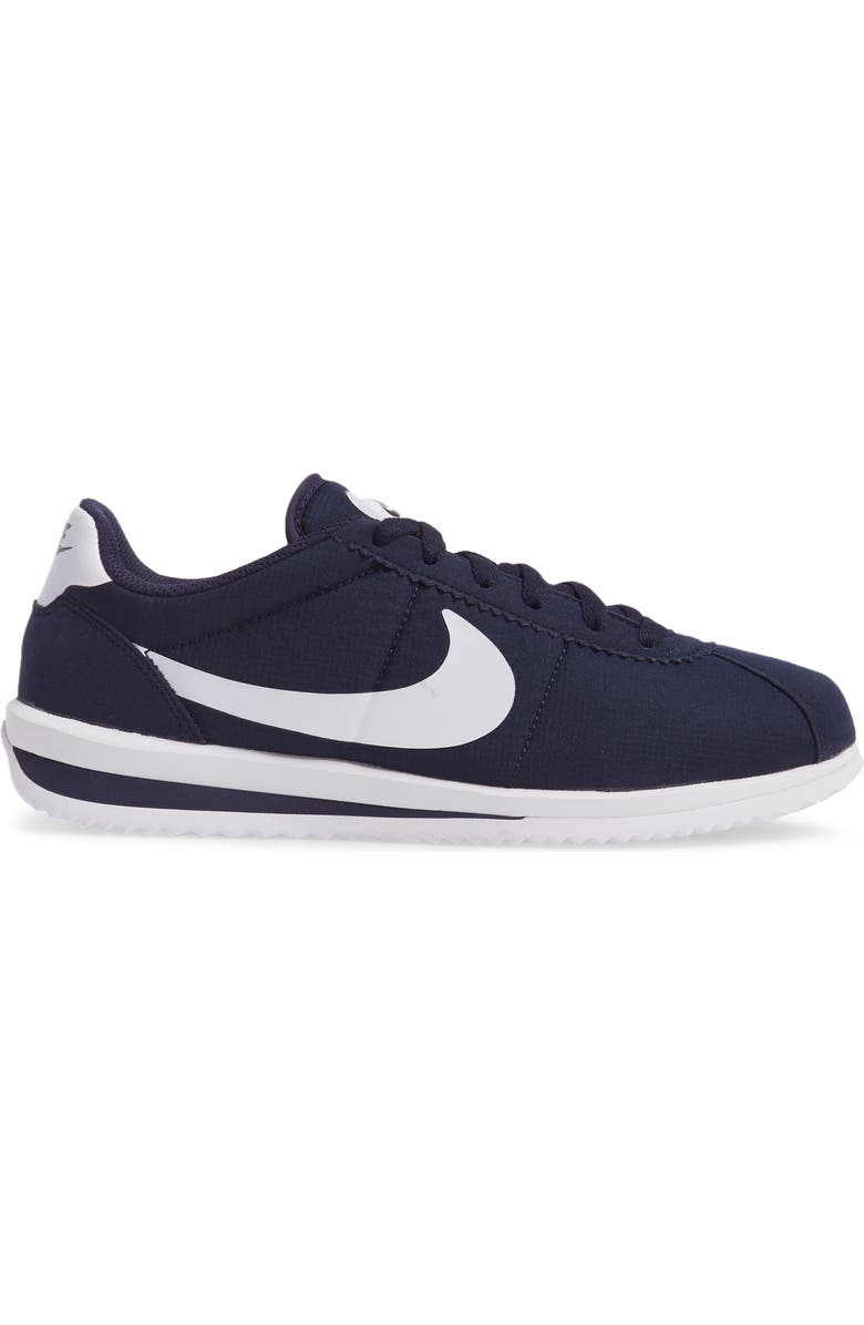 Nike Cortez Sneaker, Alternate, color, Obsidian/ White