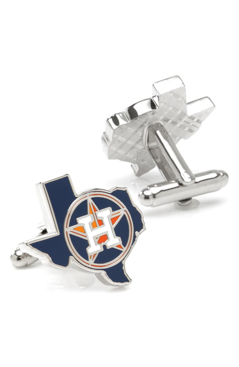 Cufflinks, Inc. MLB Houston Astros Cuff Links, Alternate, color, Houston Astros State Shaped