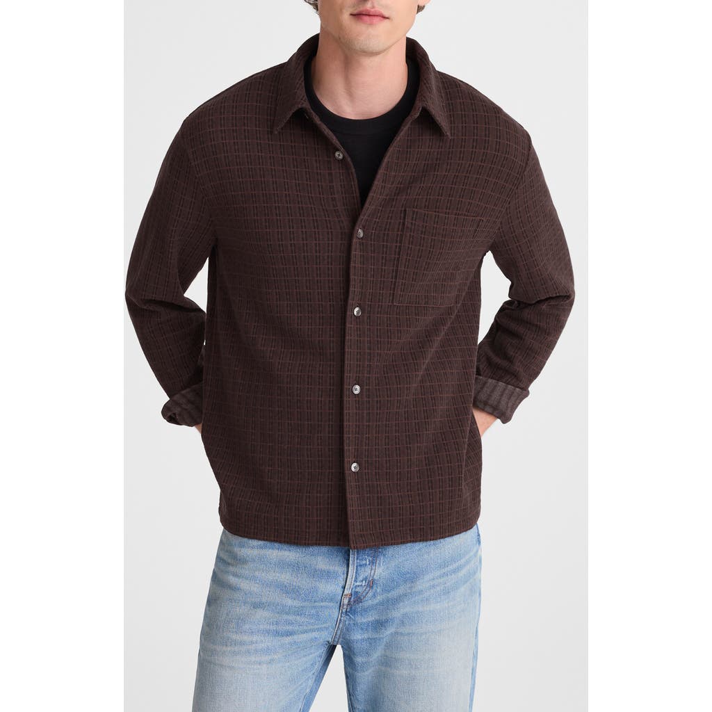 Madewell Devoe Button-up Shirt In Brown