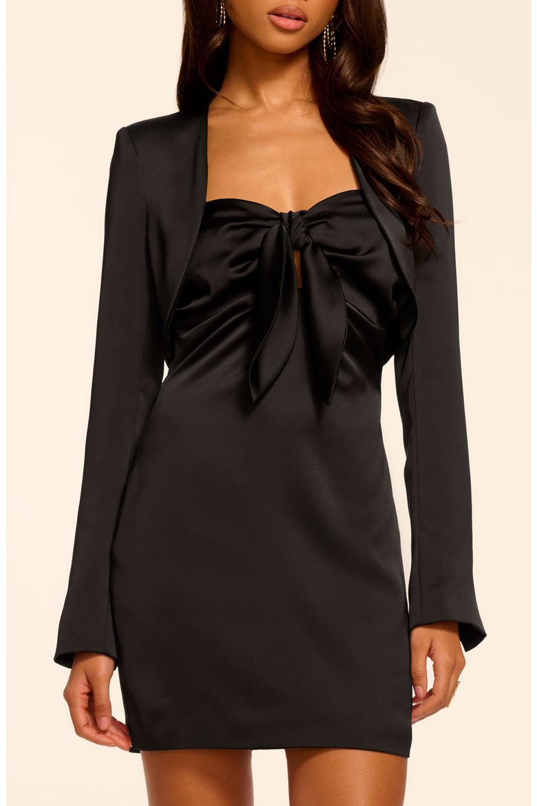 Gia Bolero Jacket, Main, color, BLACK