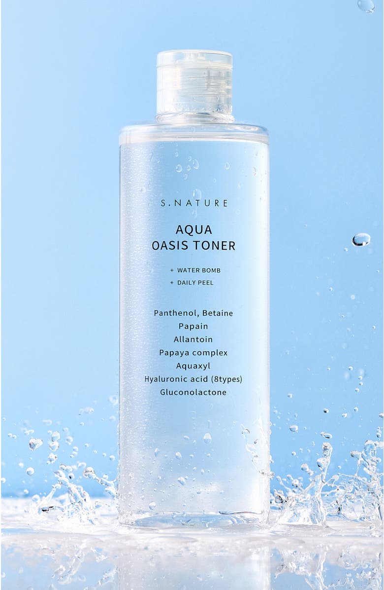 S.NATURE Aqua Oasis Toner 300mL, Alternate, color, NO COLOR