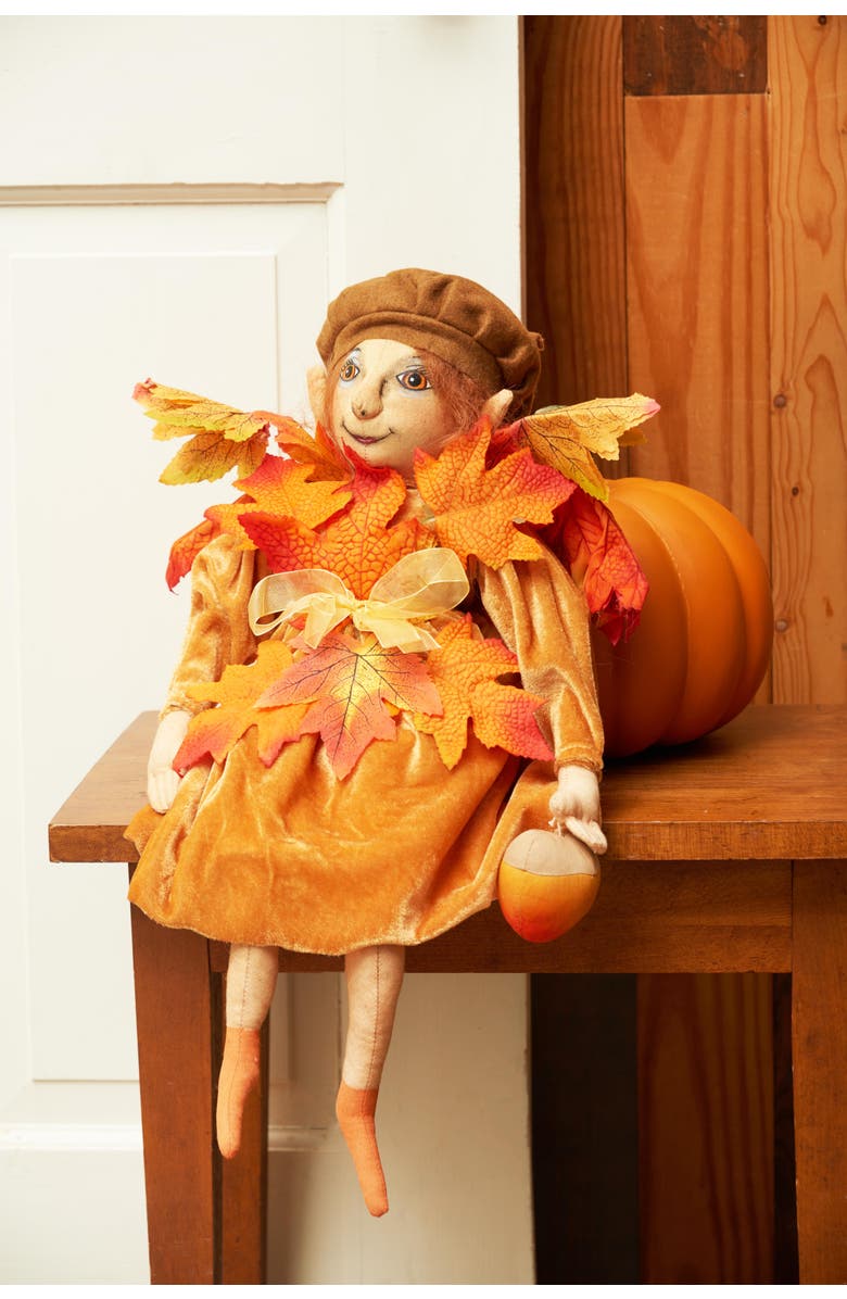 Gallerie II Amber Joe Spencer Gathered Traditions Fall Harvest Thanksgiving Figurine, Alternate, color, Orange
