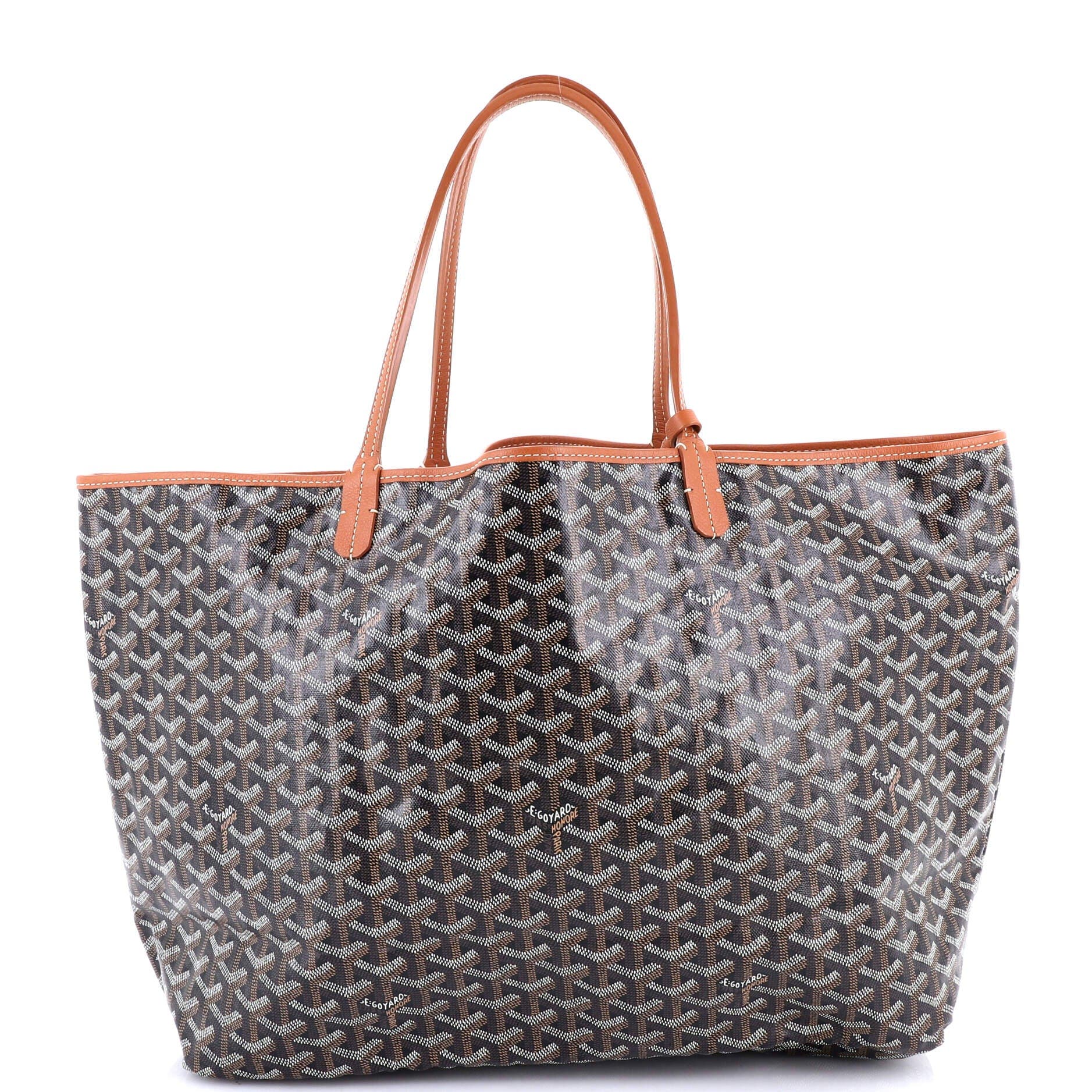 Pre-Owned Goyard Saint Louis Tote Coated Canvas GM, Main, color, 