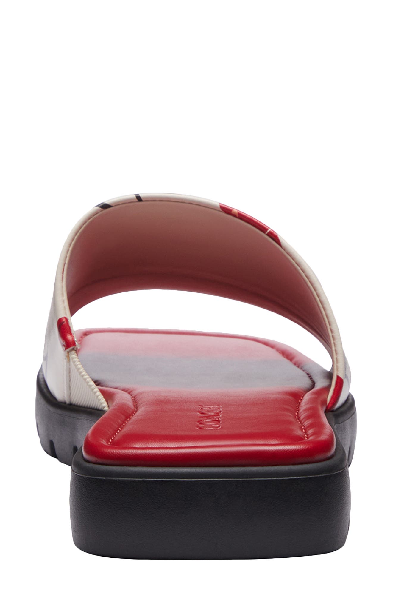 COACH Florence Cherry Print Slide Sandal, Alternate, color, 