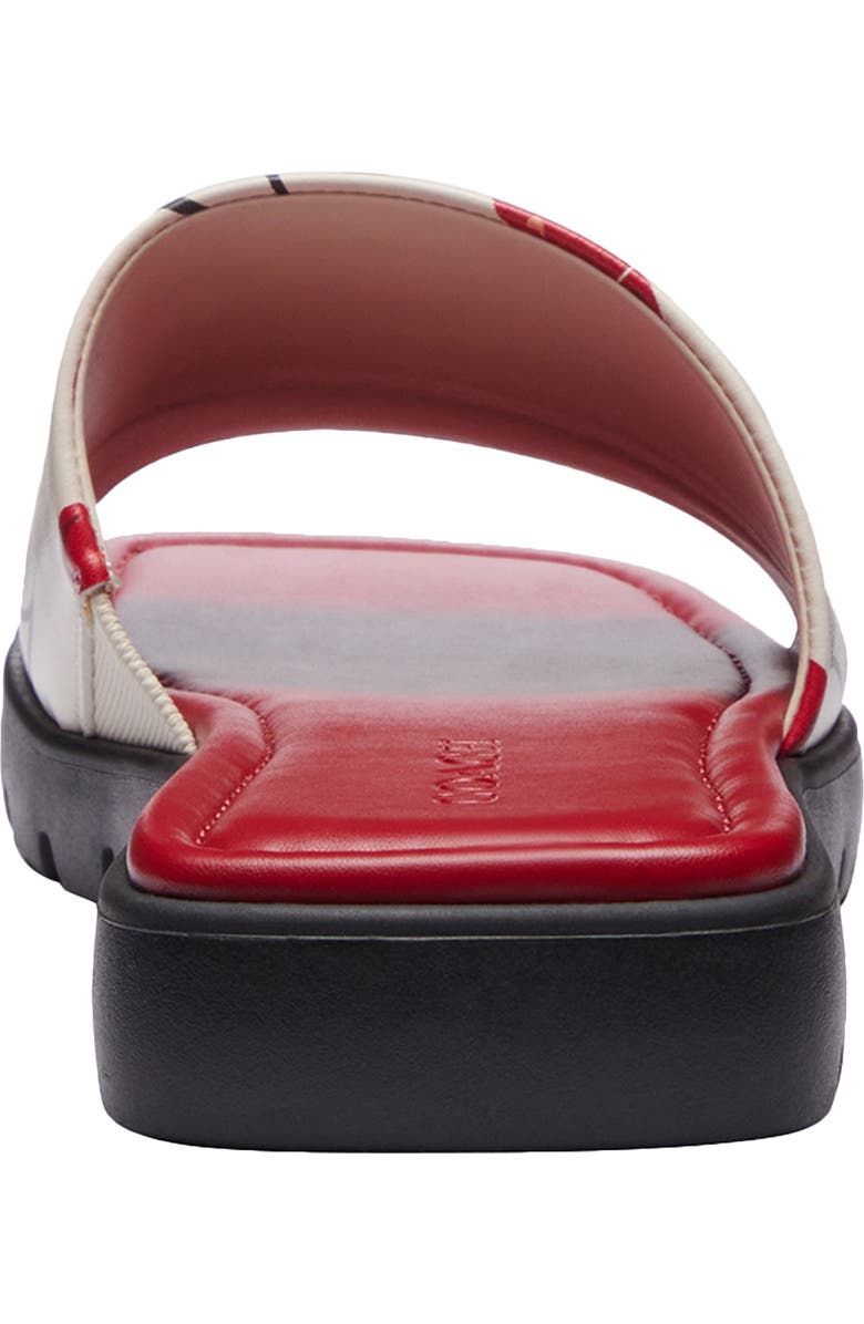 COACH Florence Cherry Print Slide Sandal, Alternate, color,