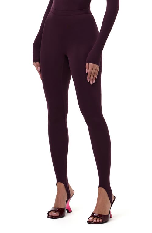 Naked Wardrobe Naked Stirrup Leggings In Purple