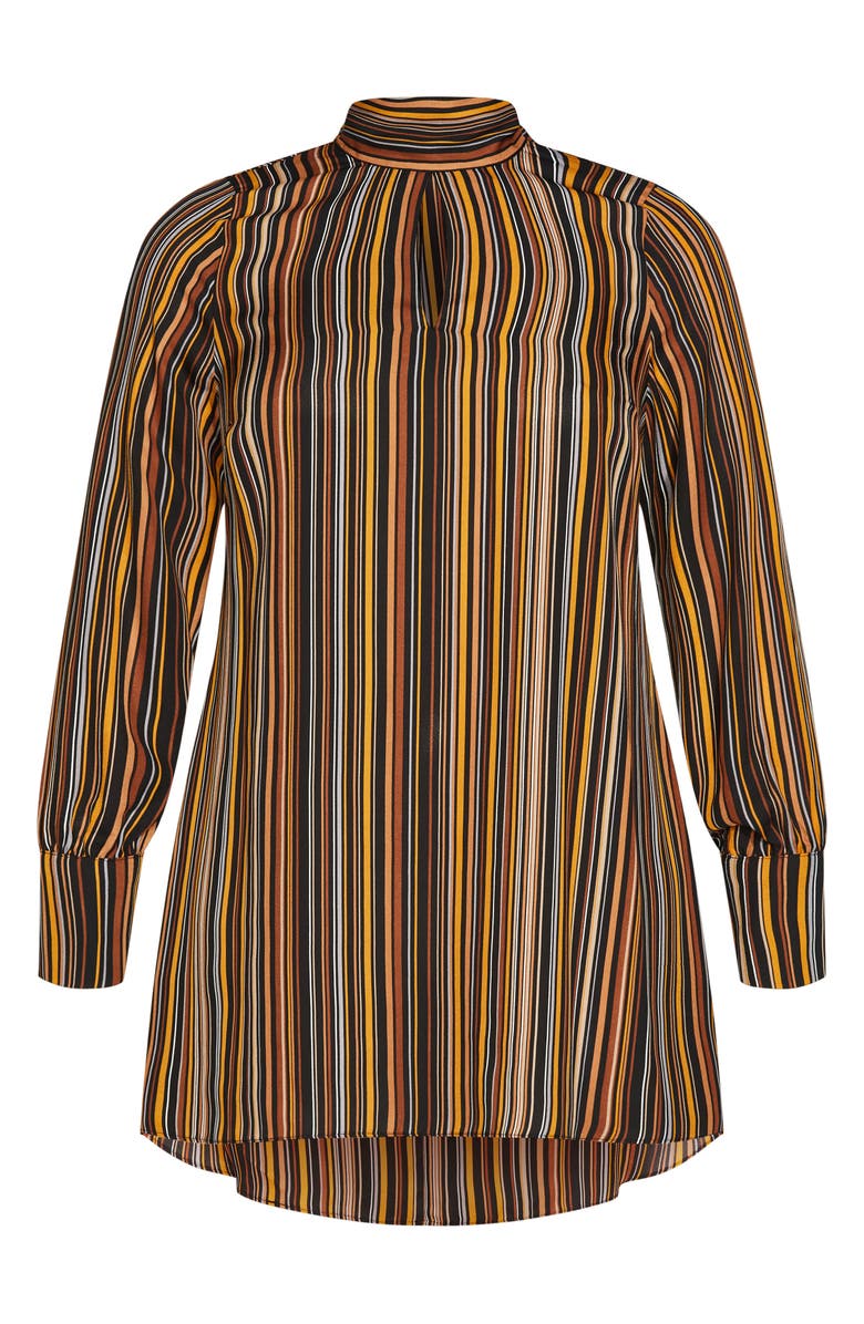 City Chic Intrigue Long Sleeve Tunic, Alternate, color, 