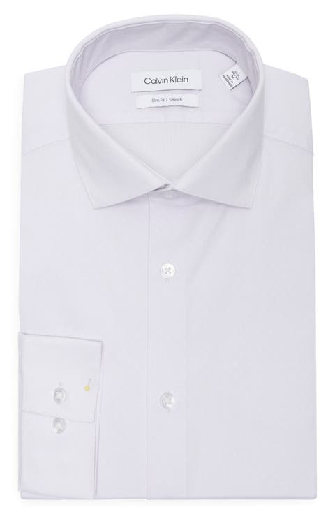Slim Fit Stretch Dress Shirt (Regular, Big & Tall)
