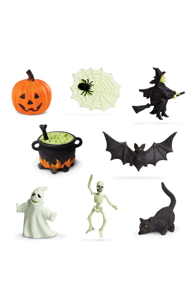 Glow-in-the-Dark Spooky Halloween Designer TOOB - contains 8 Mini Figurines, Alternate, color, None