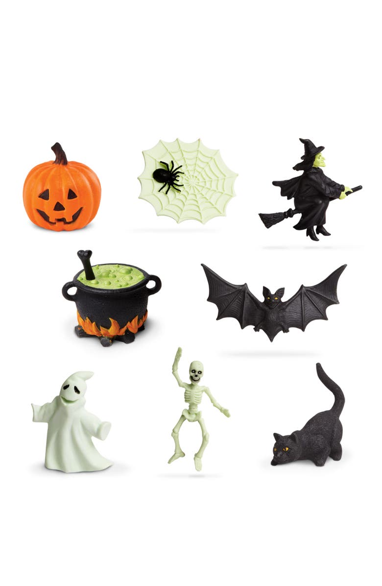 Safari Ltd. Glow-in-the-Dark Spooky Halloween Designer TOOB - contains 8 Mini Figurines, Alternate, color, NO COLOR