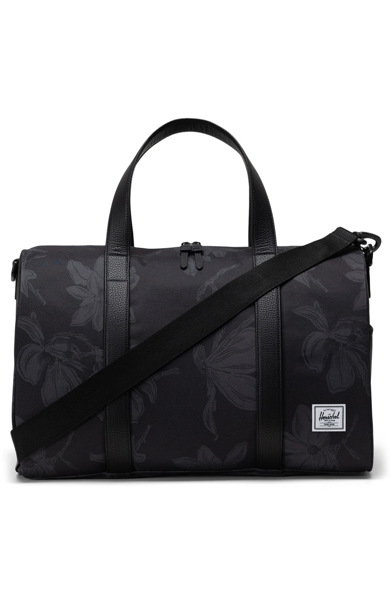 Novel Carry-On Duffle Bag, Main, color, BLOCK PRINT FLORAL