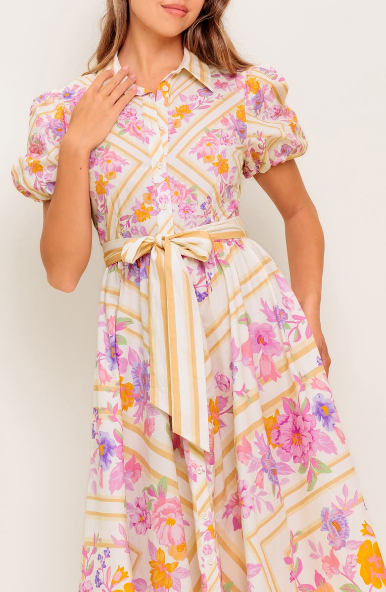 Floral Midi Shirtdress