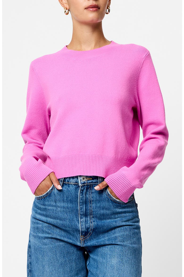 Babysoft Crewneck Sweater, Main, color, TAFFY PINK