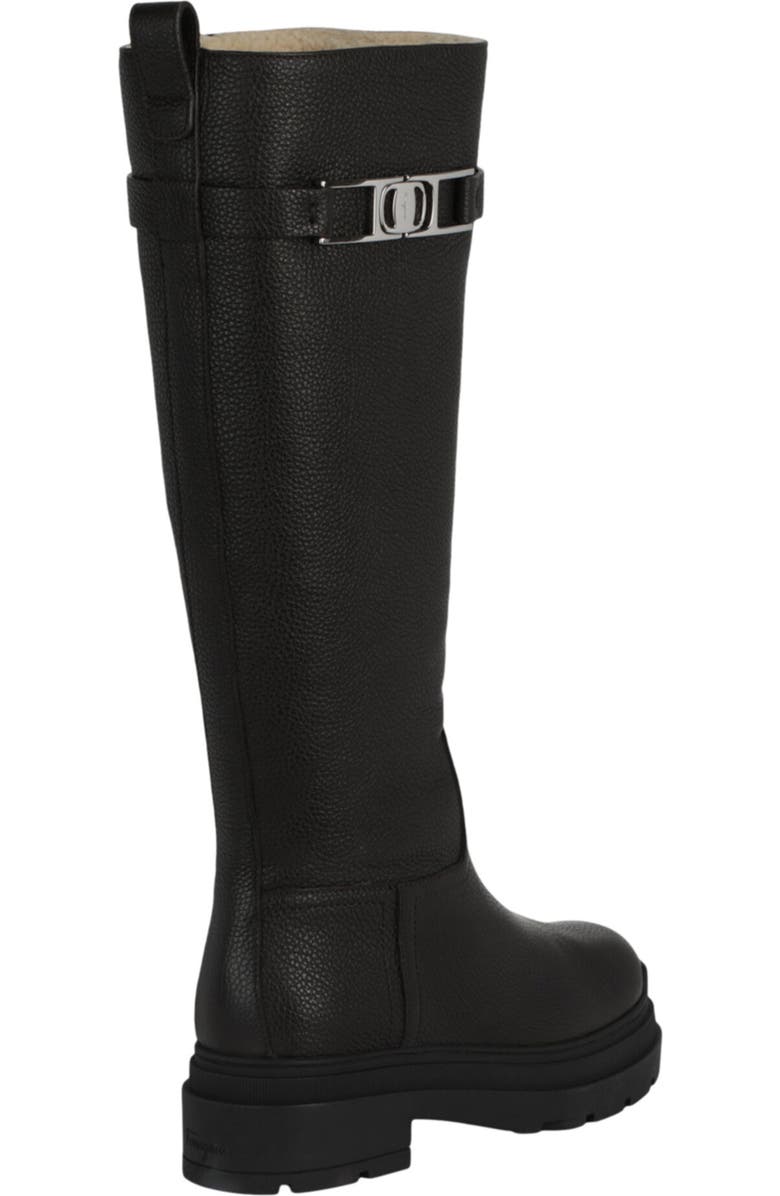 FERRAGAMO Ryder Knee High Boot, Alternate, color, Black