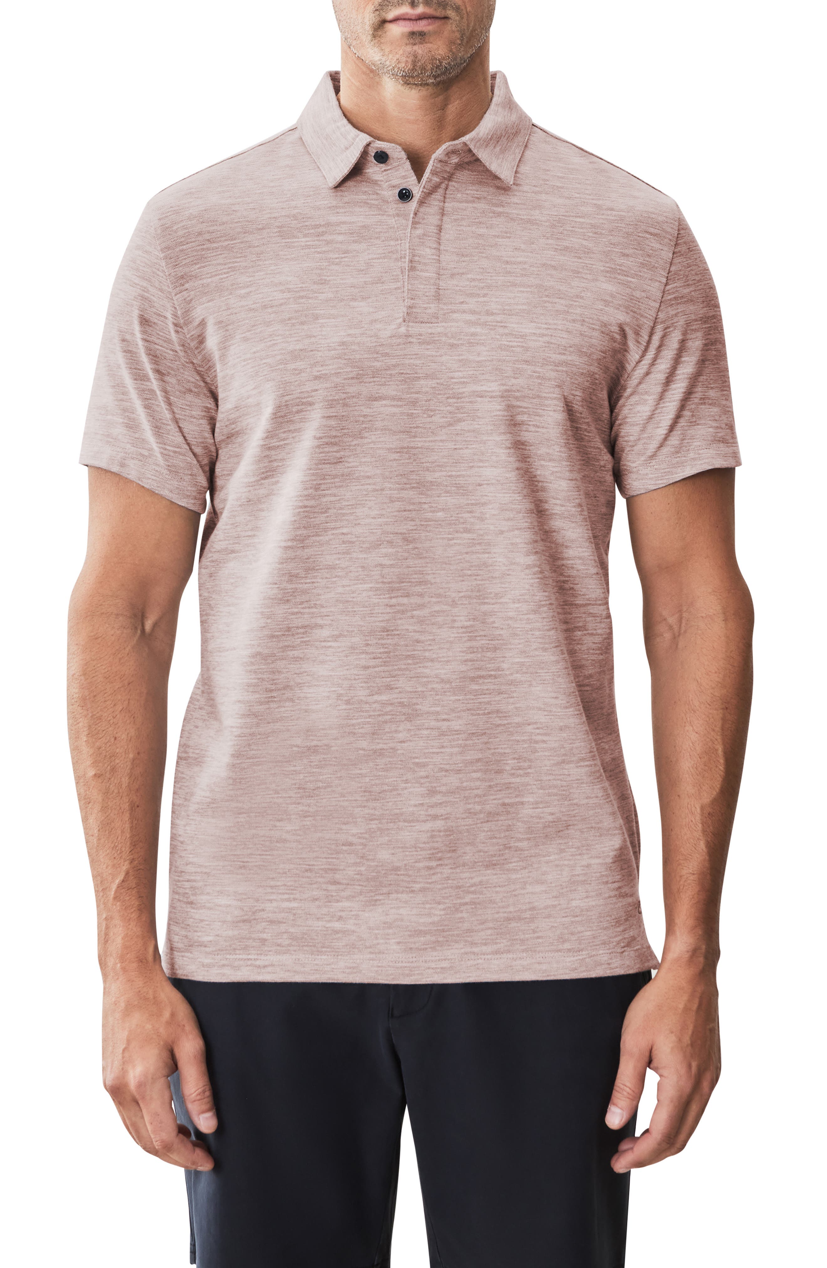 Robert Barakett Payne Space Dye Jacquard Polo