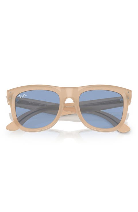 Reverse Wayfarer 53mm Square Sunglasses