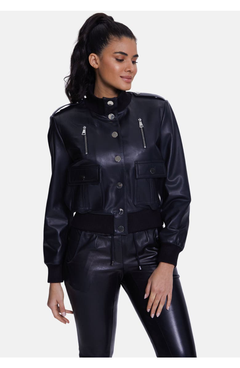 Furniq UK Verity Bomber Jacket, Alternate, color, Black