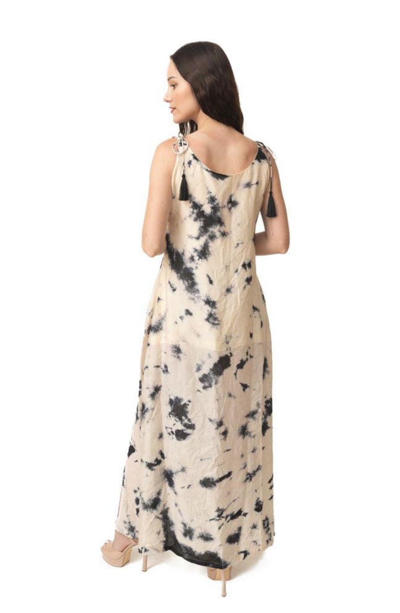 RAAS Aekaa Double Slit Long Dress, Alternate, color, Off-White