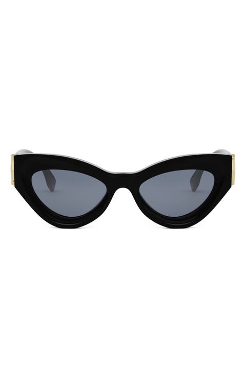 FF Diamonds 52mm Cat Eye Sunglasses