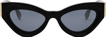 Fendi FF Diamonds 52mm Cat Eye Sunglasses | Nordstrom