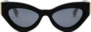 Fendi FF Diamonds 52mm Cat Eye Sunglasses