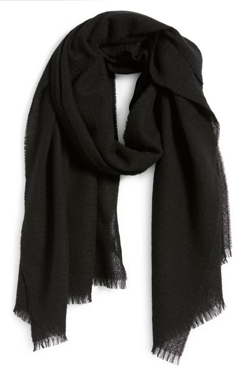 Check Cashmere & Wool Scarf