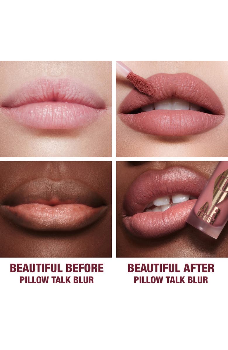 Charlotte Tilbury Airbrush Flawless Matte Liquid Lipstick, Alternate, color, Pillow Talk Blur