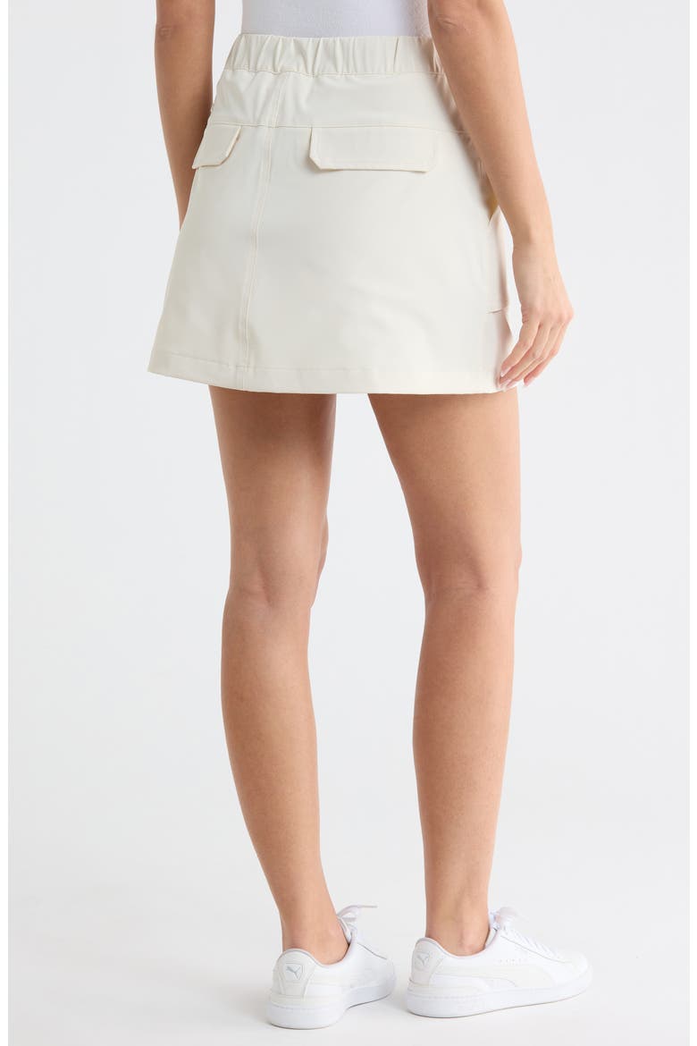Diana Performance Cargo Miniskirt, Alternate, color, VANILLA ICE