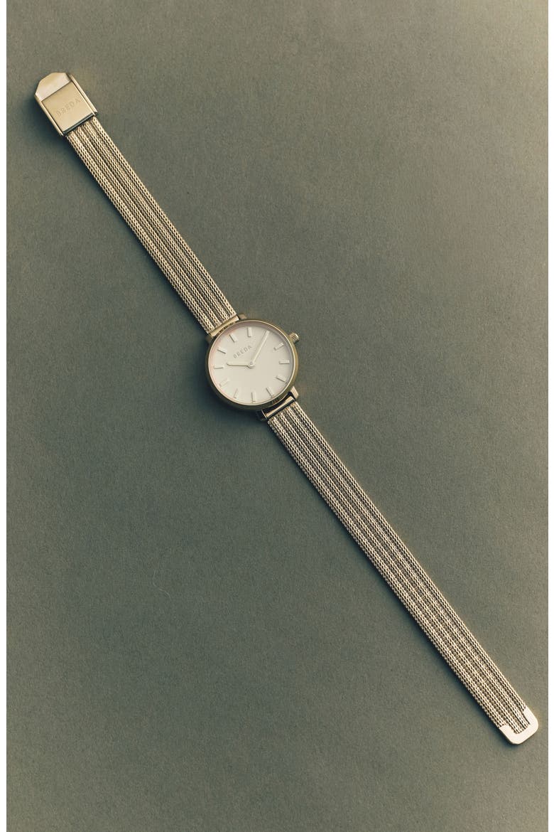 Beverly Mesh Strap Watch, 25mm, Alternate, color, GOLD