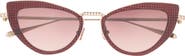 Valentino 50mm Gradient Cat Eye Sunglasses