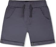 Deux par Deux Folded Hems Stretch Twill Shorts