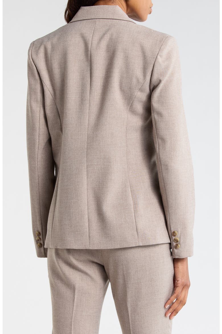 Oversize Heathered Blazer, Alternate, color, GREY