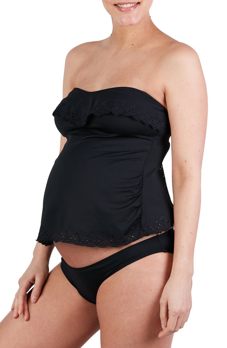 Cache Coeur Bloom Tankini Maternity Swimsuit, Main, color,