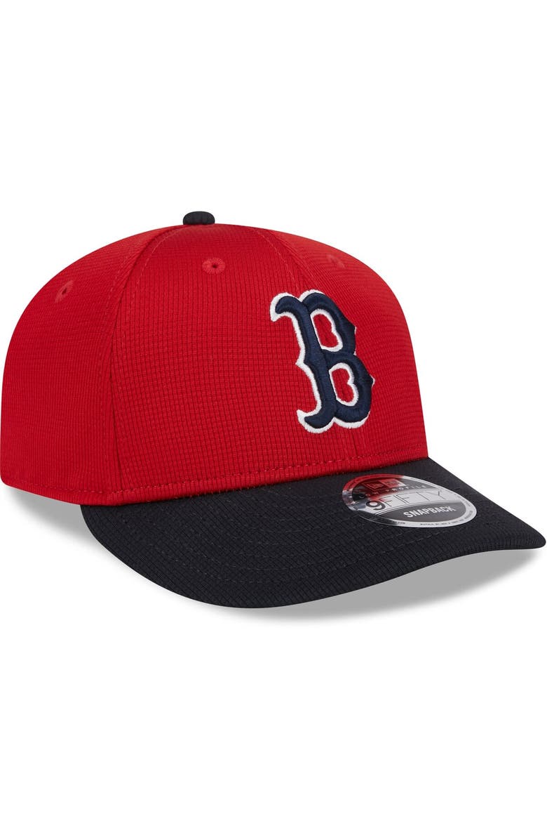 New Era Men's New Era  Red Boston Red Sox 2025 Batting Practice Low Profile 9FIFTY Snapback Hat, Alternate, color, 