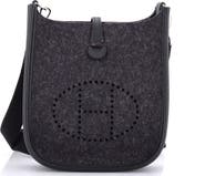 Pre-Owned Hermes Evelyne Bag Gen III Felt TPM
