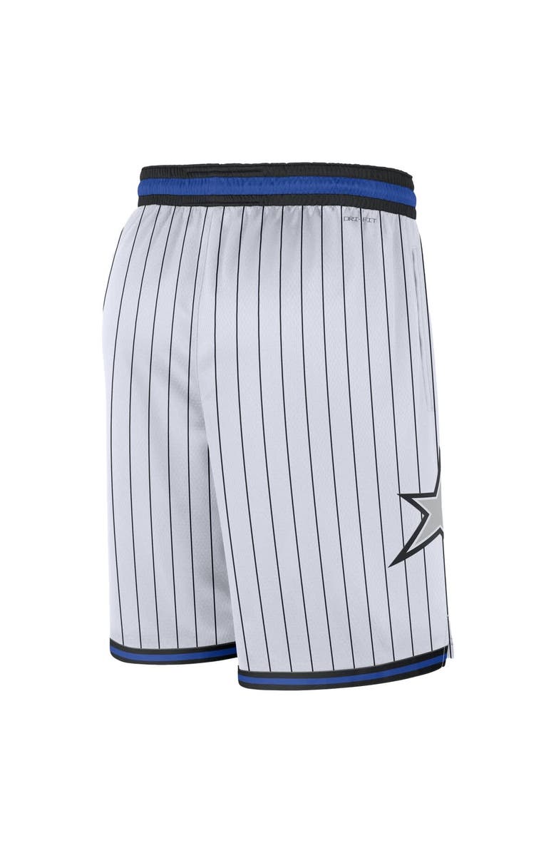 Nike Men's Nike White Orlando Magic Association Edition Swingman Dri-FIT Shorts, Alternate, color, White