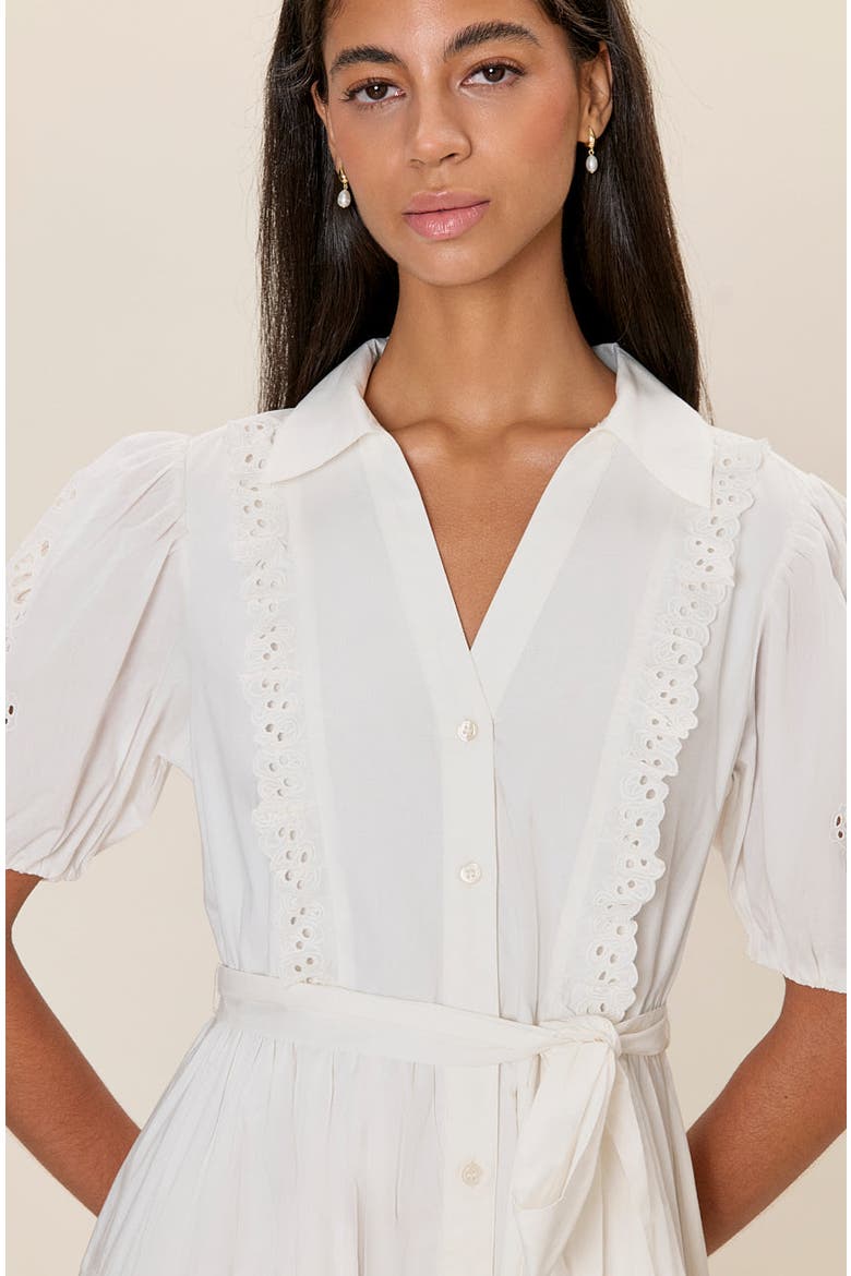 Lorelai Shirt Dress, Alternate, color, Ivory