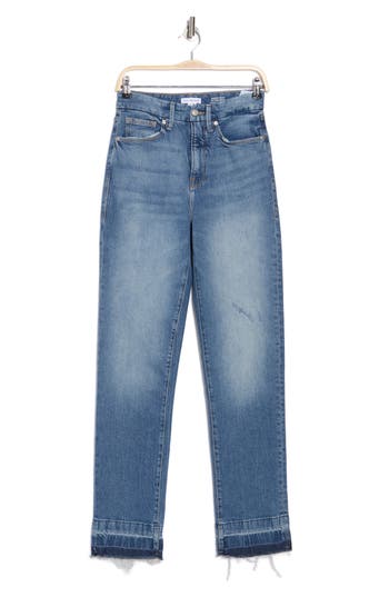 Good American Good Boy Release Hem High Waist Boyfriend Jeans