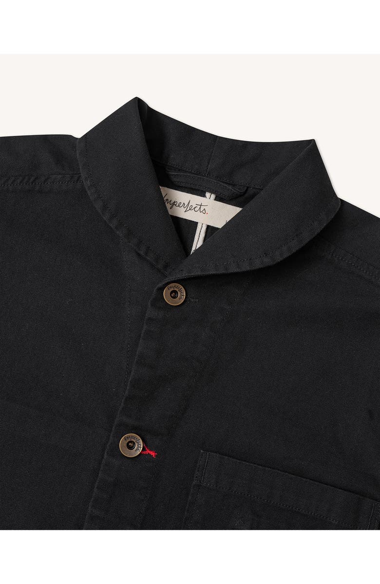 Imperfects Organic Cotton Canvas Shepherds Vest, Alternate, color, Obsidian