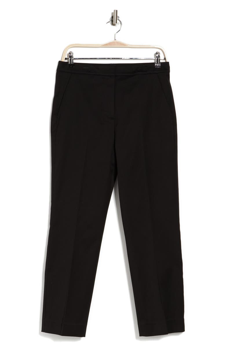 St. John Collection ST JOHN BASICS Stretch Cotton Twill Tapered Pants, Alternate, color,