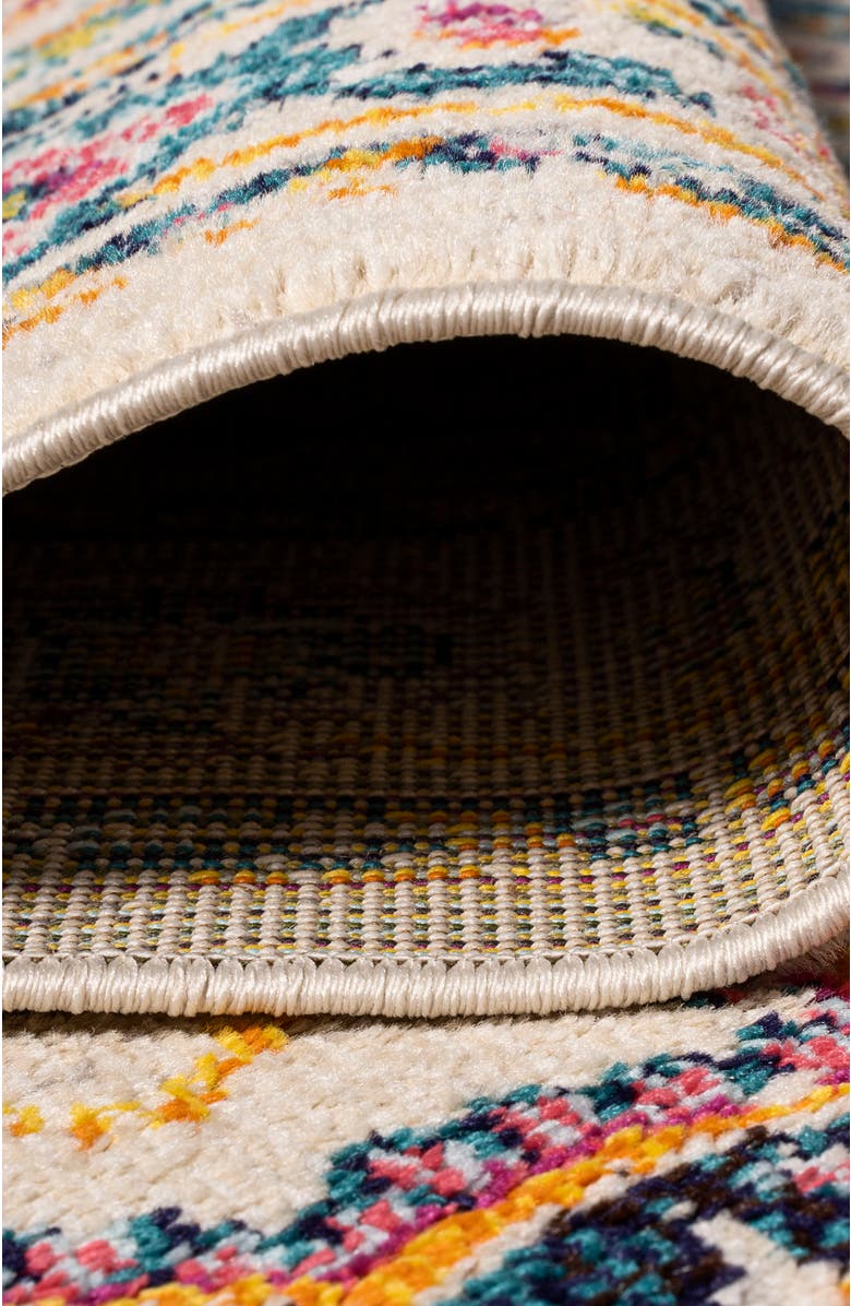 JONATHAN Y Brooklyn Geometric Medallion Area Rug, Alternate, color, Beige/Ivory