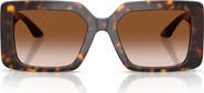 Versace 55mm Square Sunglasses